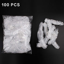 Load image into Gallery viewer, 100 PCS THICK DISPOSABLE SHOWER CAPS
